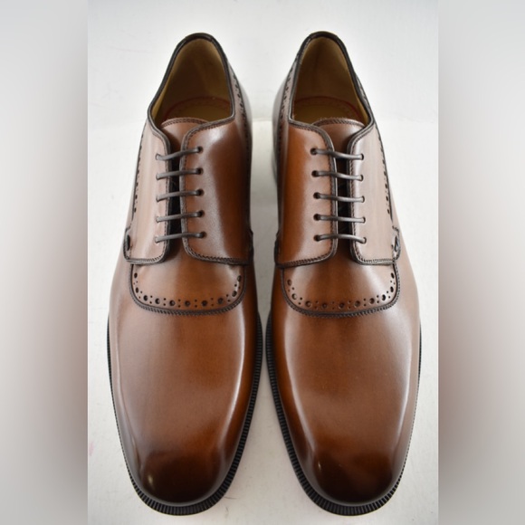Christian Louboutin Sartoby Flat Brown Leather Dress Oxford Derby Loafer 45 12 main image 14
